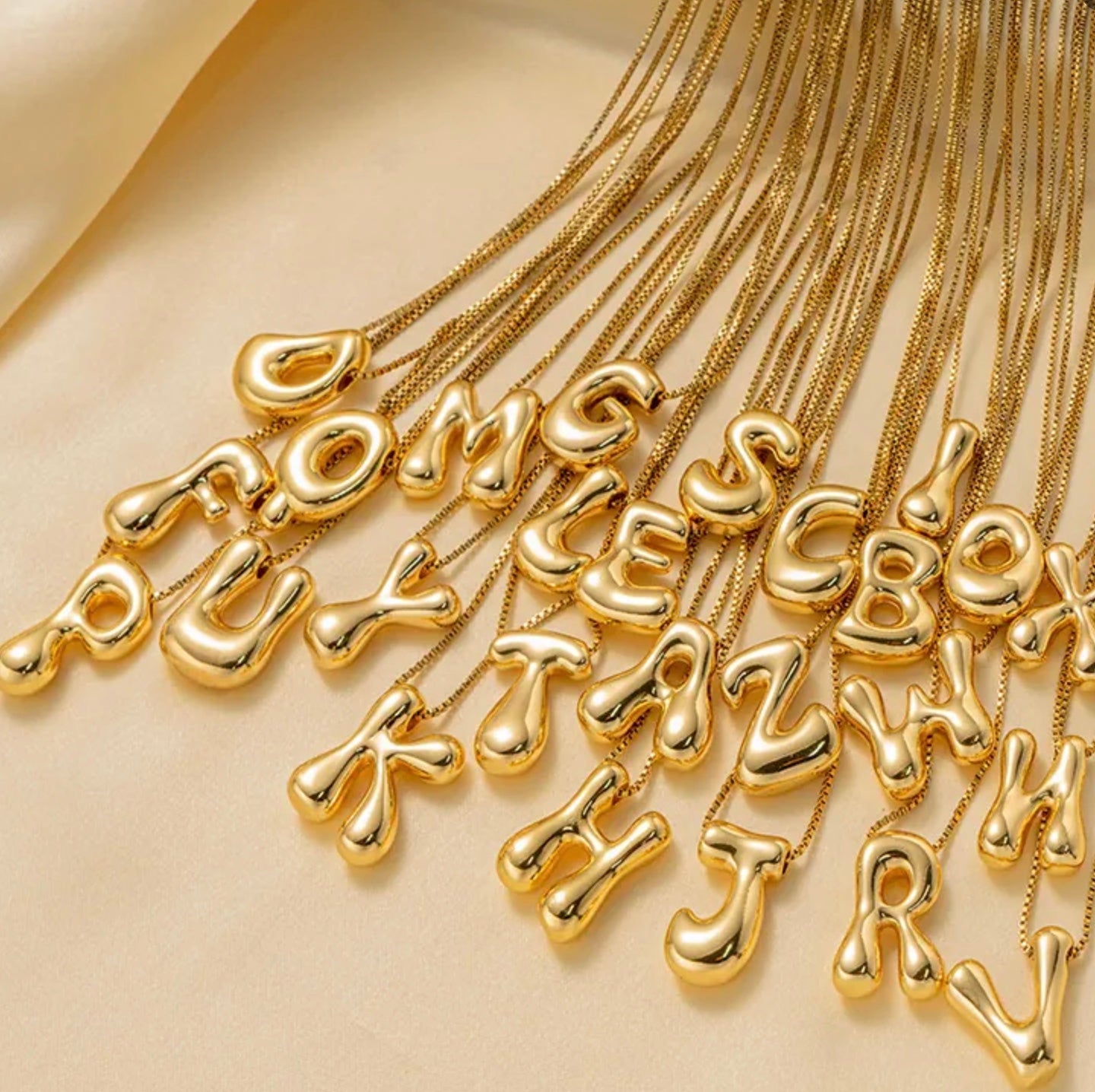 Bubble Letter Necklace