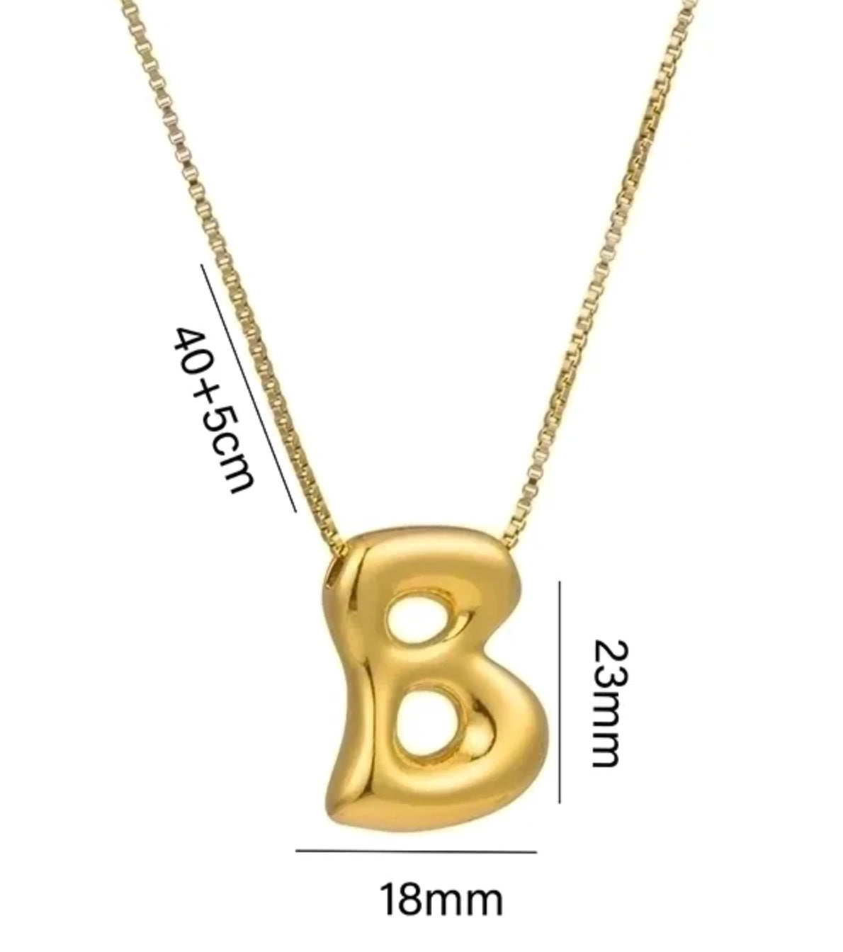 Bubble Letter Necklace